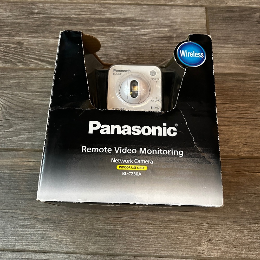 New Panasonic BL C230A Wireless‎ Remote Video Network Camera Indoor Use Only